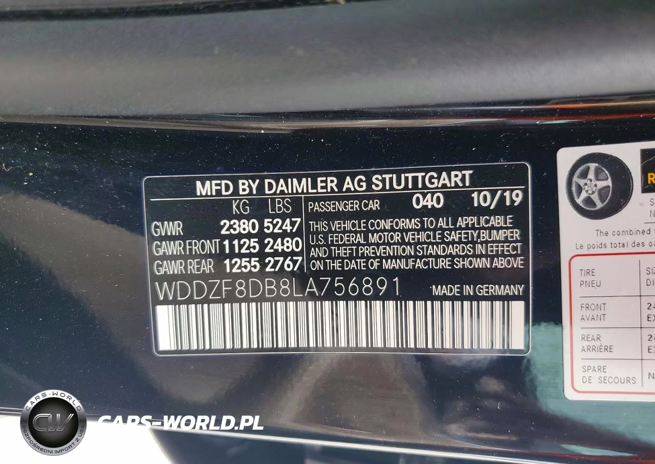 2020 Mercedes-Benz E 350 VIN:WDDZF8DB8LA756891 - 12