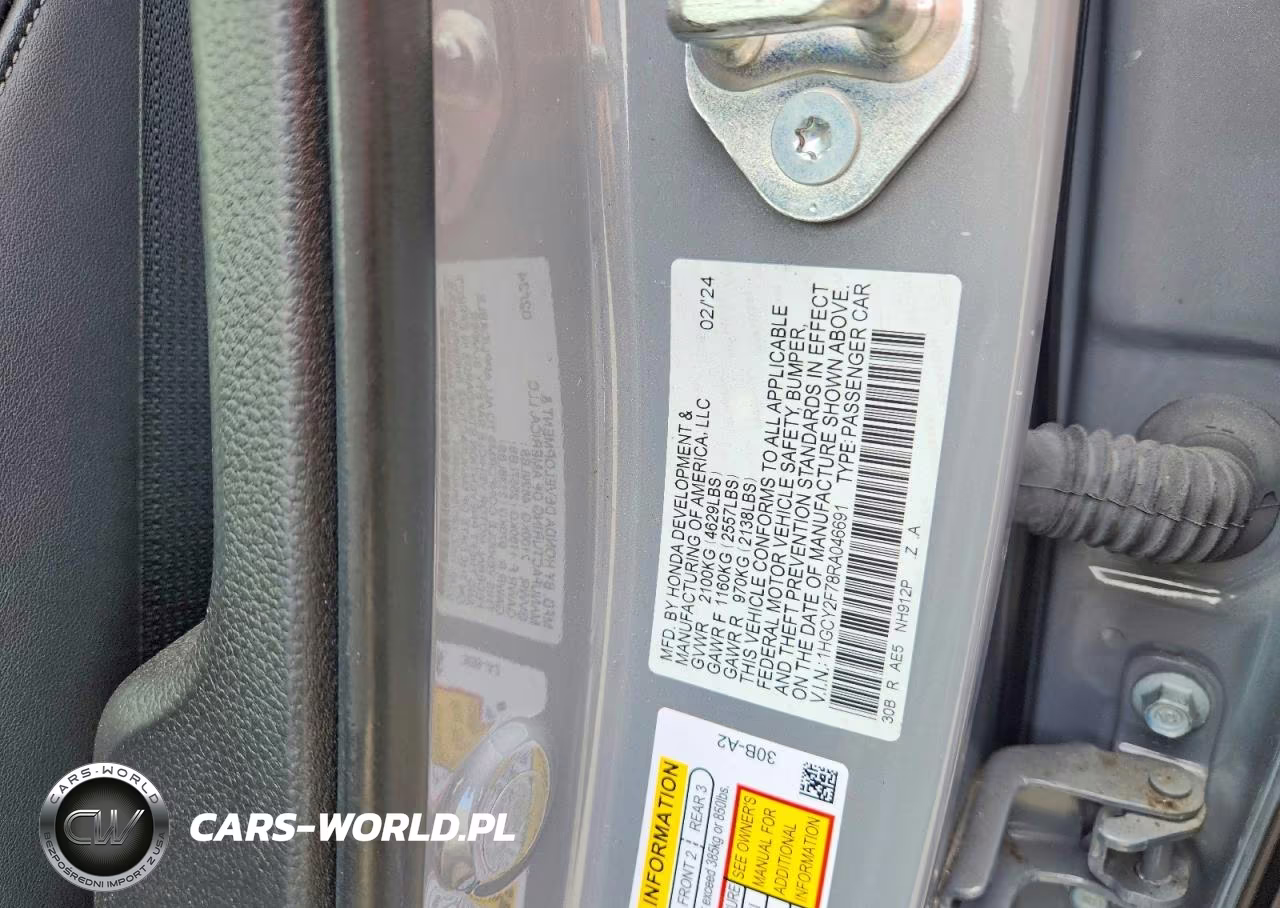 2024 Honda Accord Hybrid Sport-L VIN:1HGCY2F78RA046691 - 13