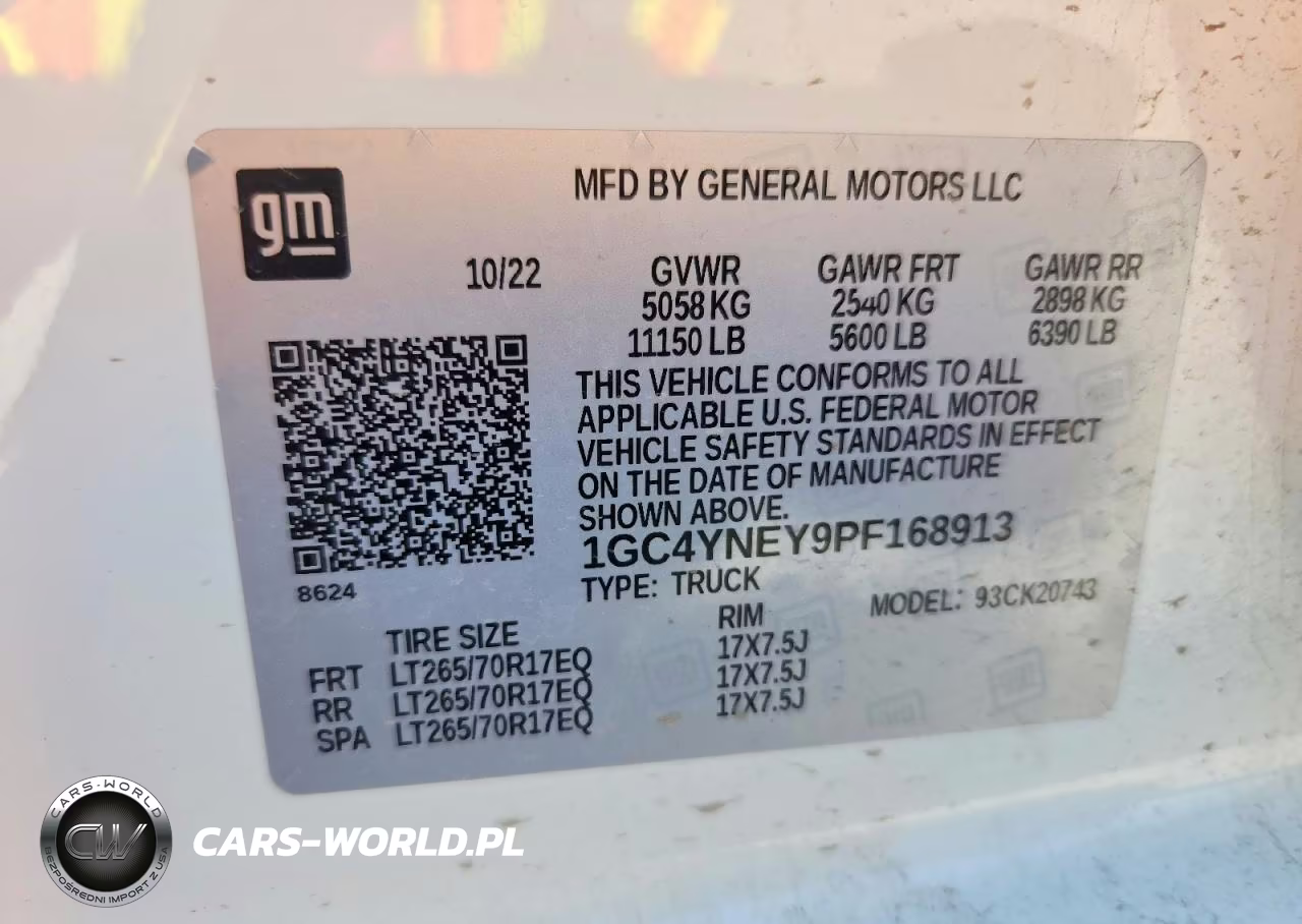 2023 Chevrolet Silverado K2500 Heavy Duty Lt VIN:1GC4YNEY9PF168913 - 13