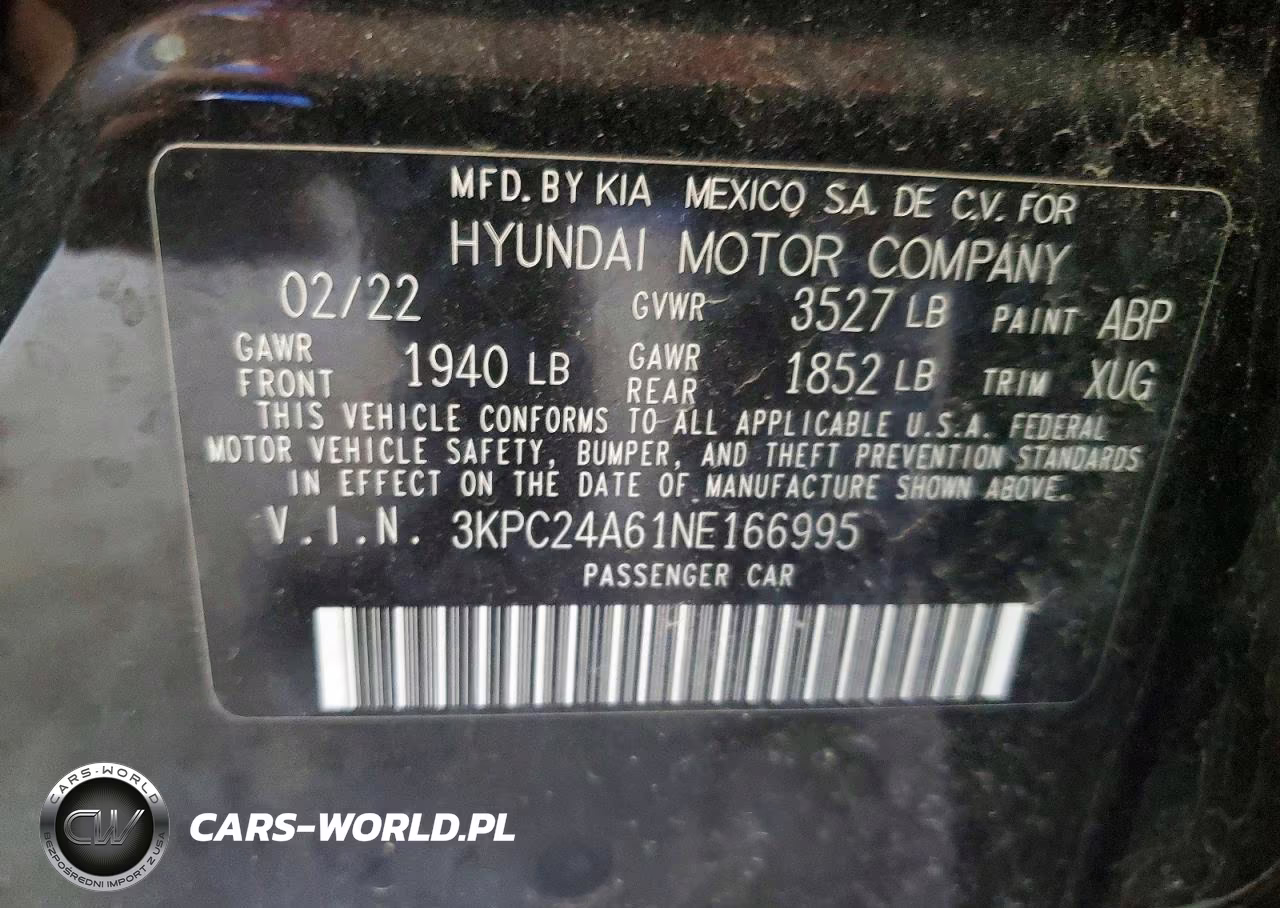 2022 Hyundai Accent Se VIN:3KPC24A61NE166995 - 12