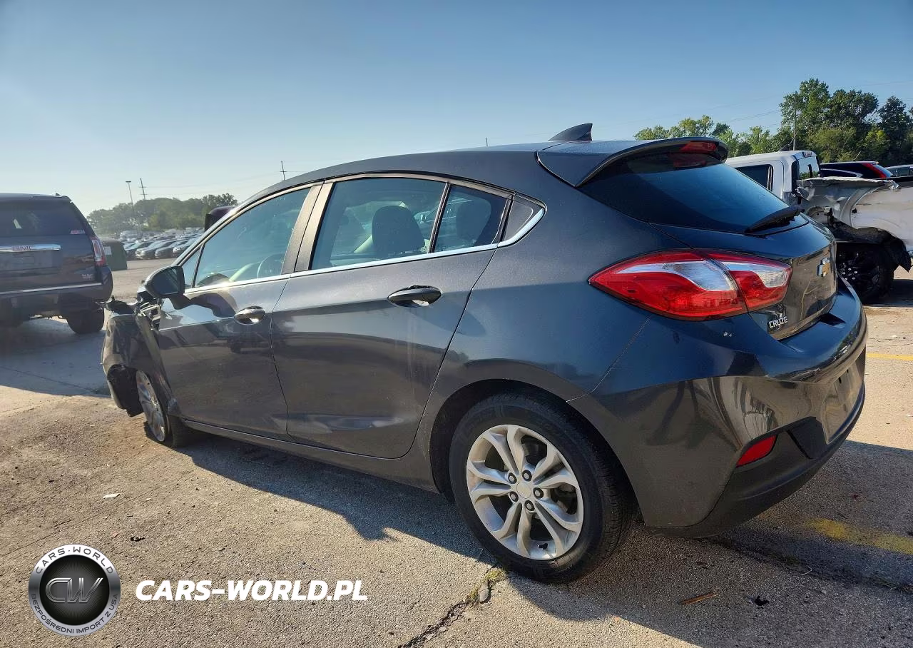 2019 Chevrolet Cruze Lt VIN:3G1BE6SM2KS543111 - 2