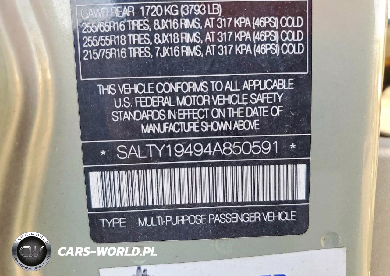 2004 Land Rover Discovery Ii Se VIN:SALTY19494A850591 - 12