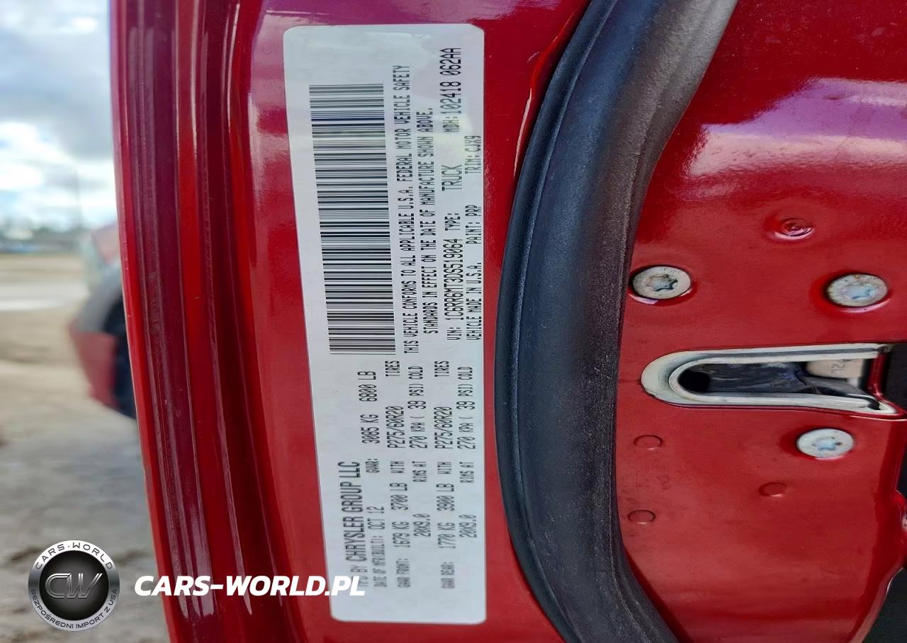 2013 Ram 1500 Sport VIN:1C6RR6MT3DS519064 - 12