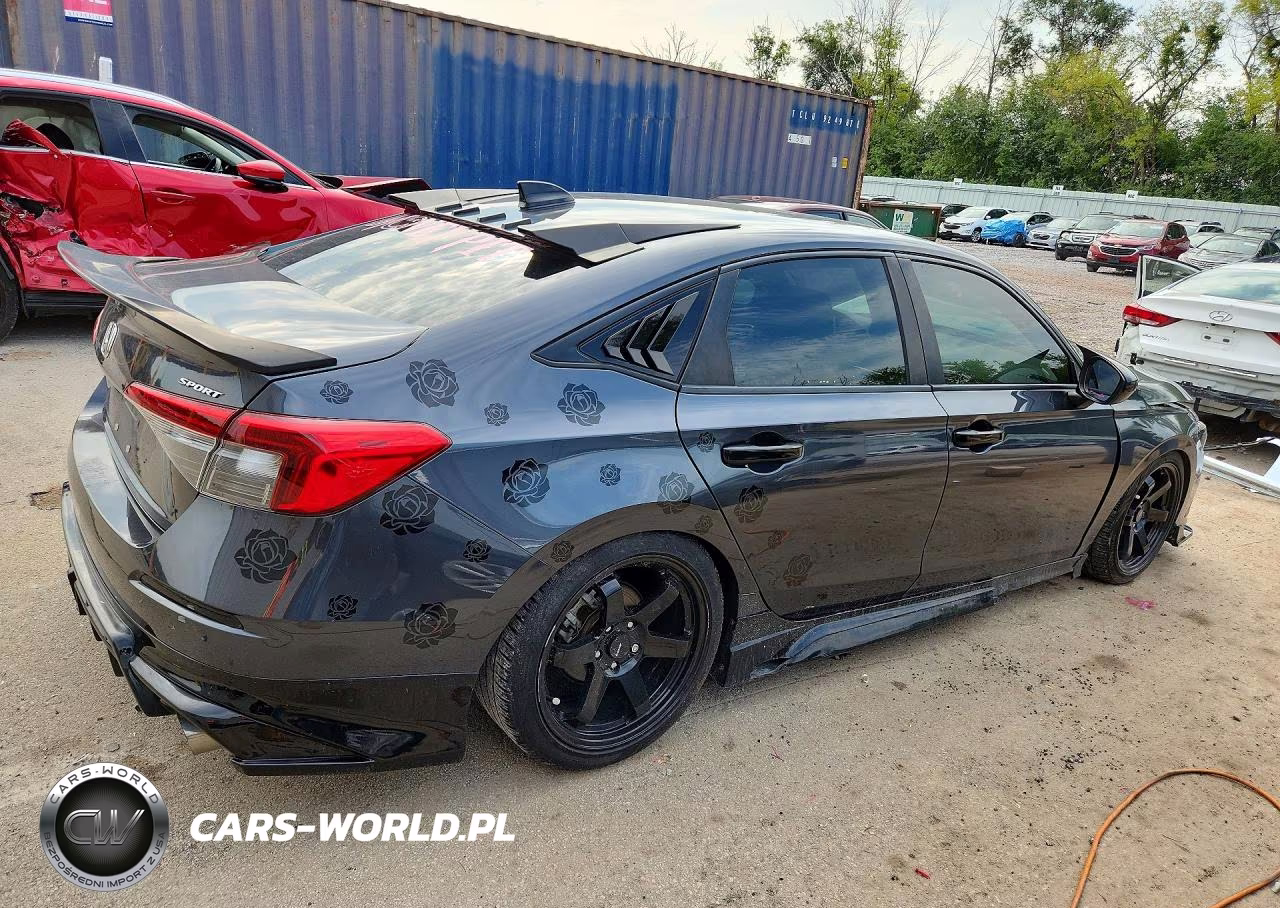 2022 Honda Civic Sport VIN:2HGFE2F53NH538075 - 3