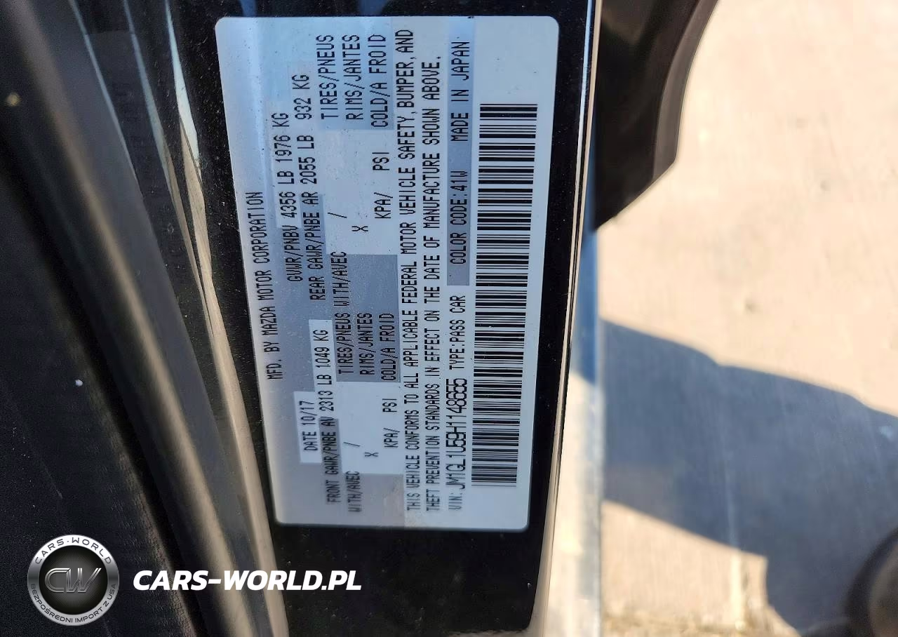 2017 Mazda 6 Sport VIN:JM1GL1U59H1148655 - 13