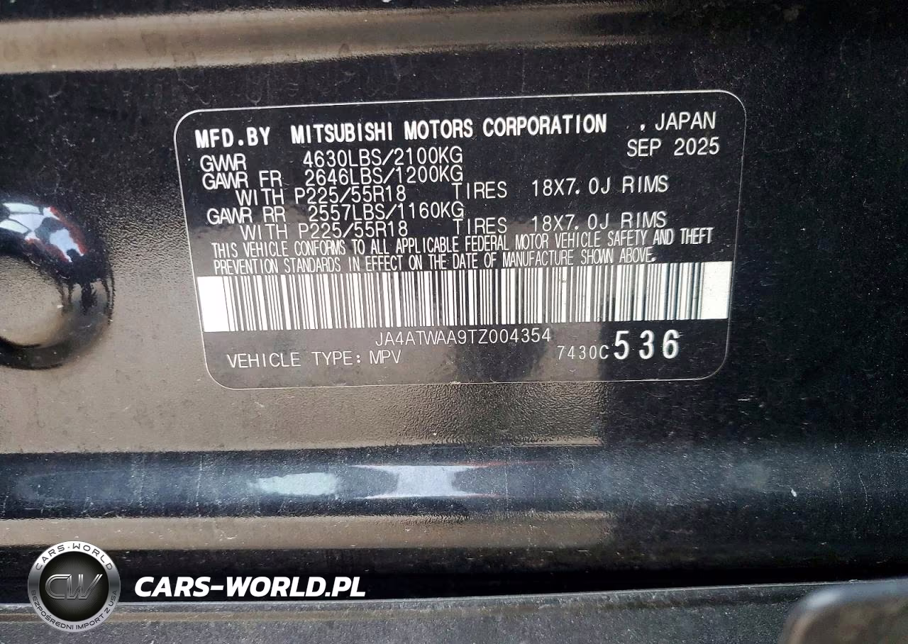 2026 Mitsubishi Eclipse Cross Se VIN:JA4ATWAA9TZ004354 - 14