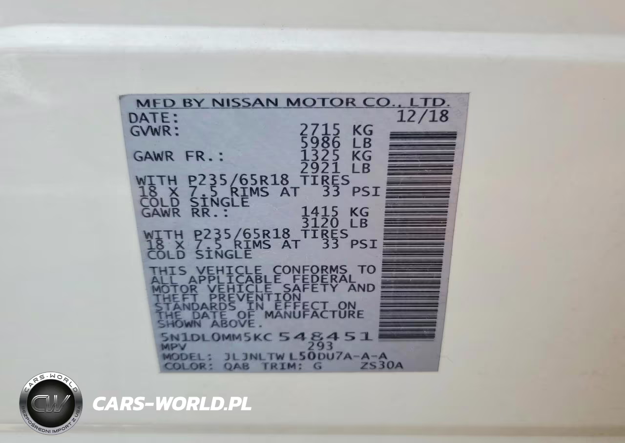 2019 Infiniti Qx60 Luxe VIN:5N1DL0MM5KC548451 - 13