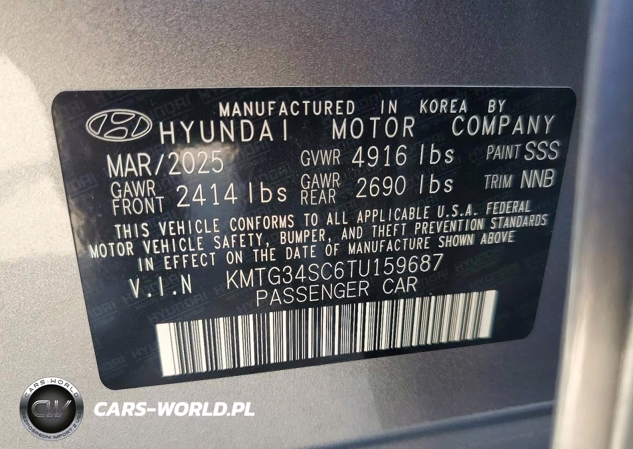 2026 Genesis G70 Prestige VIN:KMTG34SC6TU159687 - 13