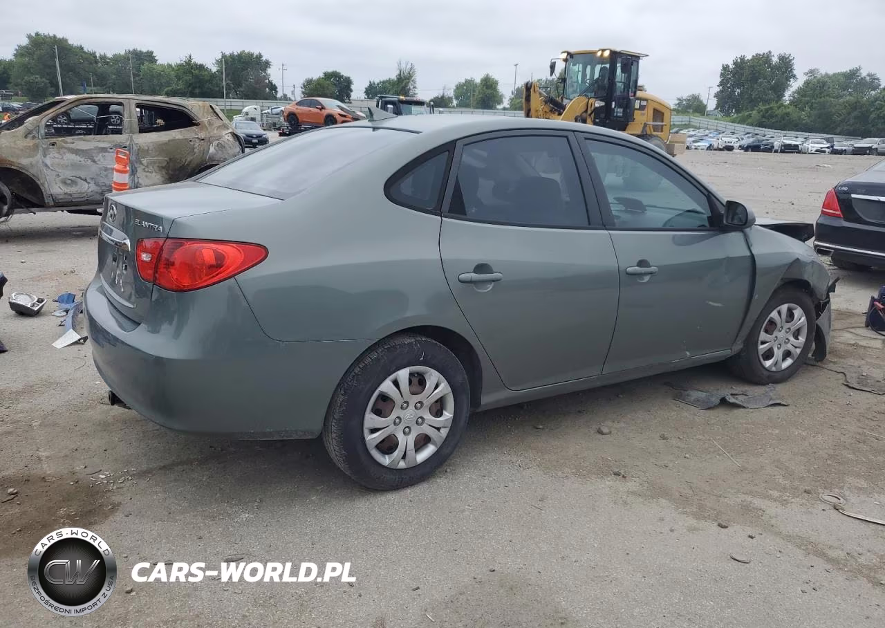 2010 Hyundai Elantra Blue VIN:KMHDU4AD2AU844013 - 3