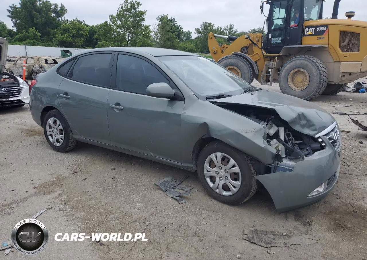 2010 Hyundai Elantra Blue VIN:KMHDU4AD2AU844013 - 4
