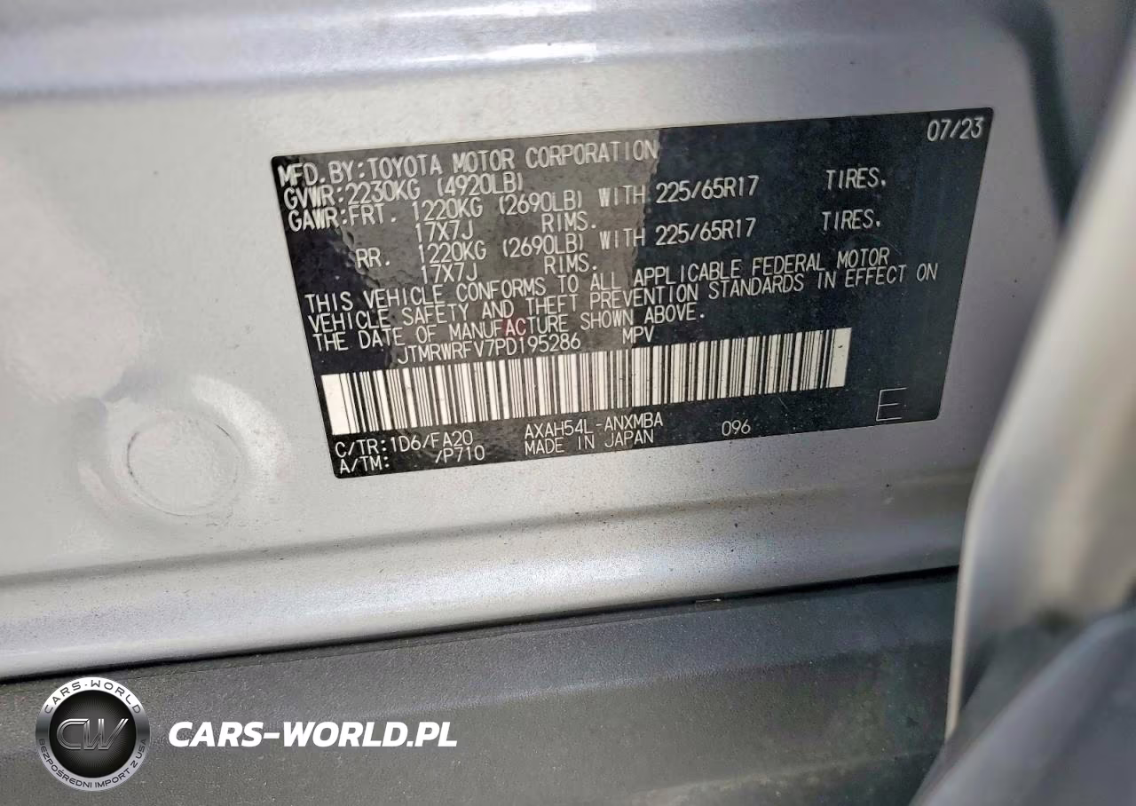 2023 Toyota Rav4 Hybrid Xle VIN:JTMRWRFV7PD195286 - 14