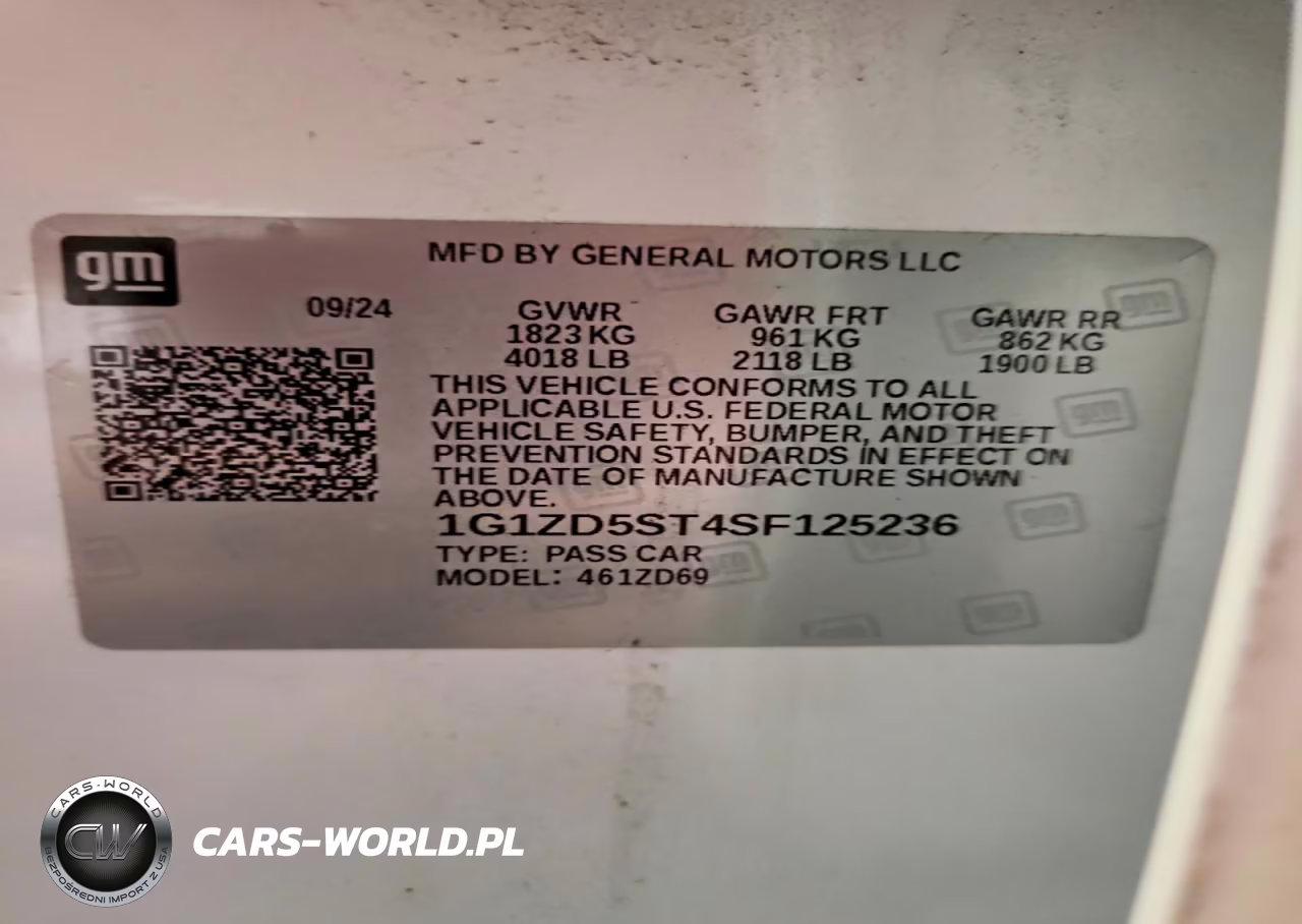 2025 Chevrolet Malibu Lt VIN:1G1ZD5ST4SF125236 - 12