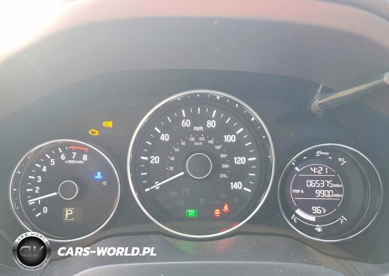 2019 Honda Hr-V Sport VIN:3CZRU6H12KM736315 - 9