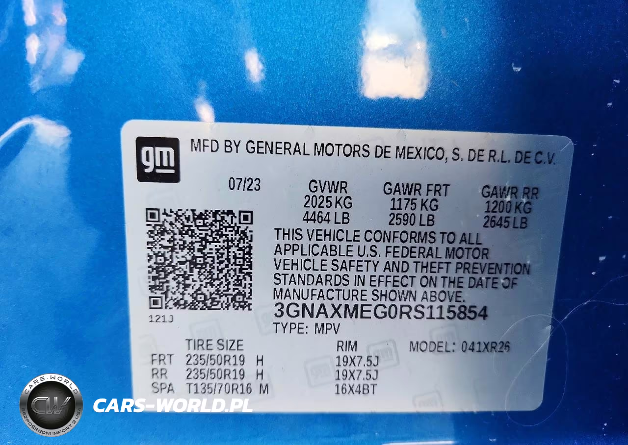 2024 Chevrolet Equinox Rs VIN:3GNAXMEG0RS115854 - 12