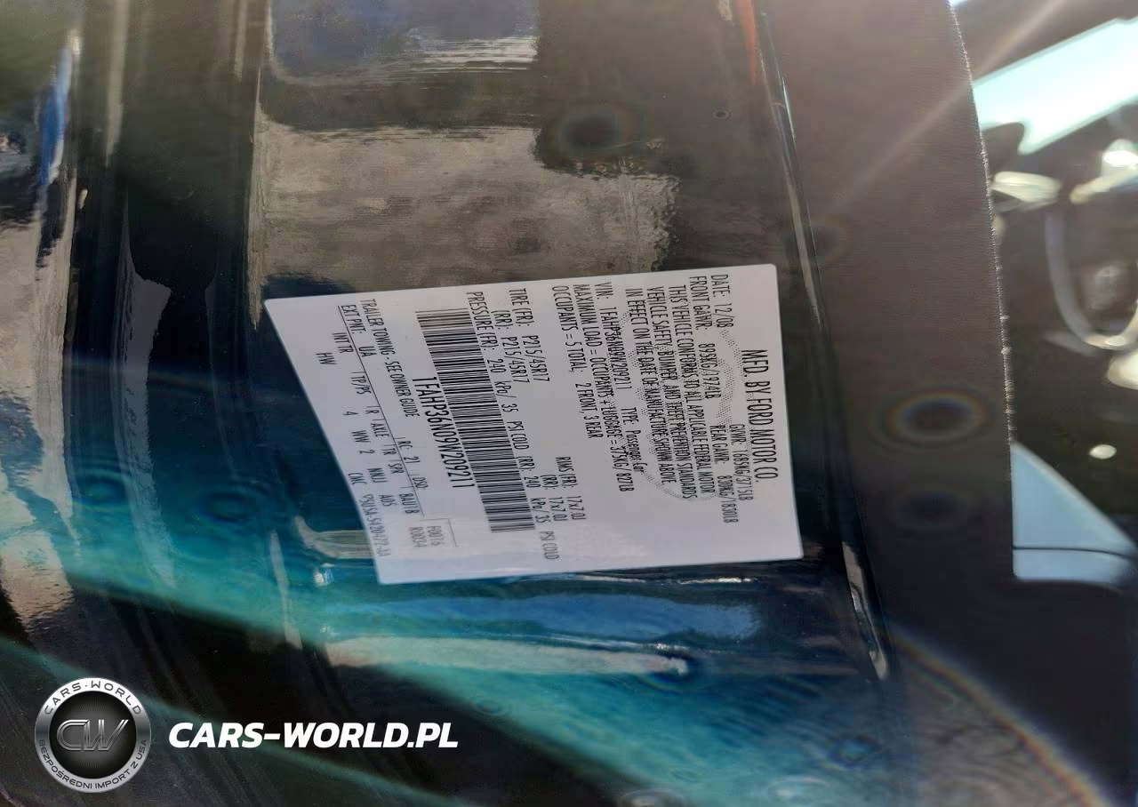 2009 Ford Focus Ses VIN:1FAHP36N09W209211 - 12