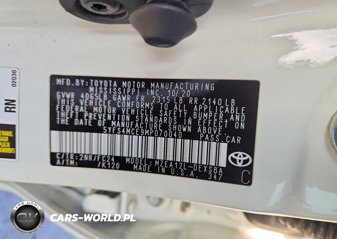2021 Toyota Corolla Se Apex Edition VIN:5YFS4MCE9MP070040 - 12