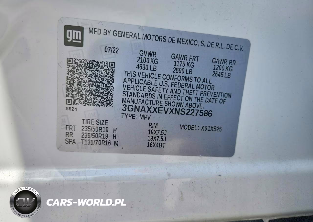 2022 Chevrolet Equinox Premier VIN:3GNAXXEVXNS227586 - 13