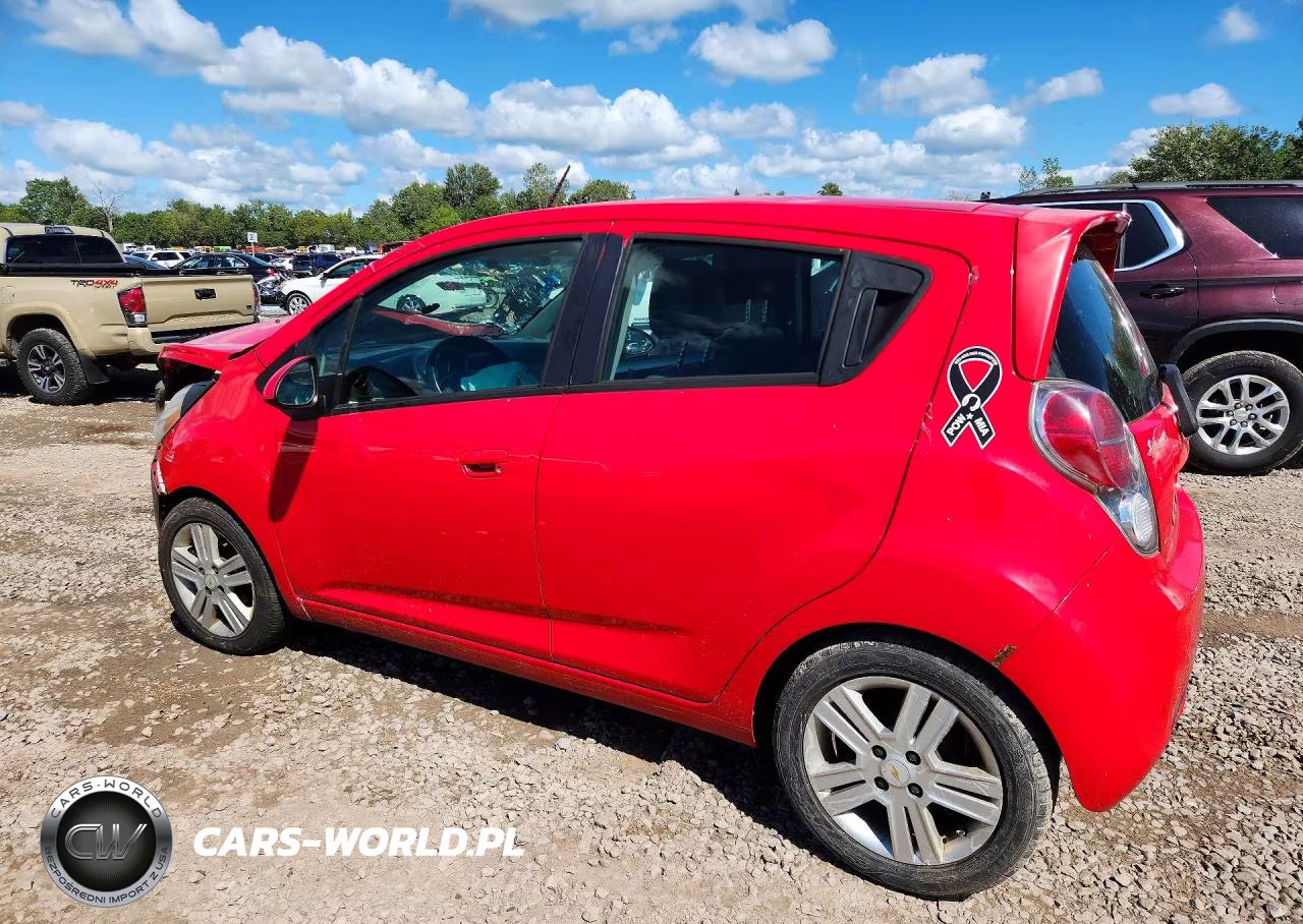 2013 Chevrolet Spark Ls VIN:KL8CB6S9XDC593739 - 2