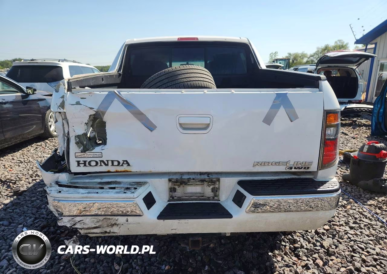 2007 Honda Ridgeline Rts VIN:2HJYK16487H503080 - 6
