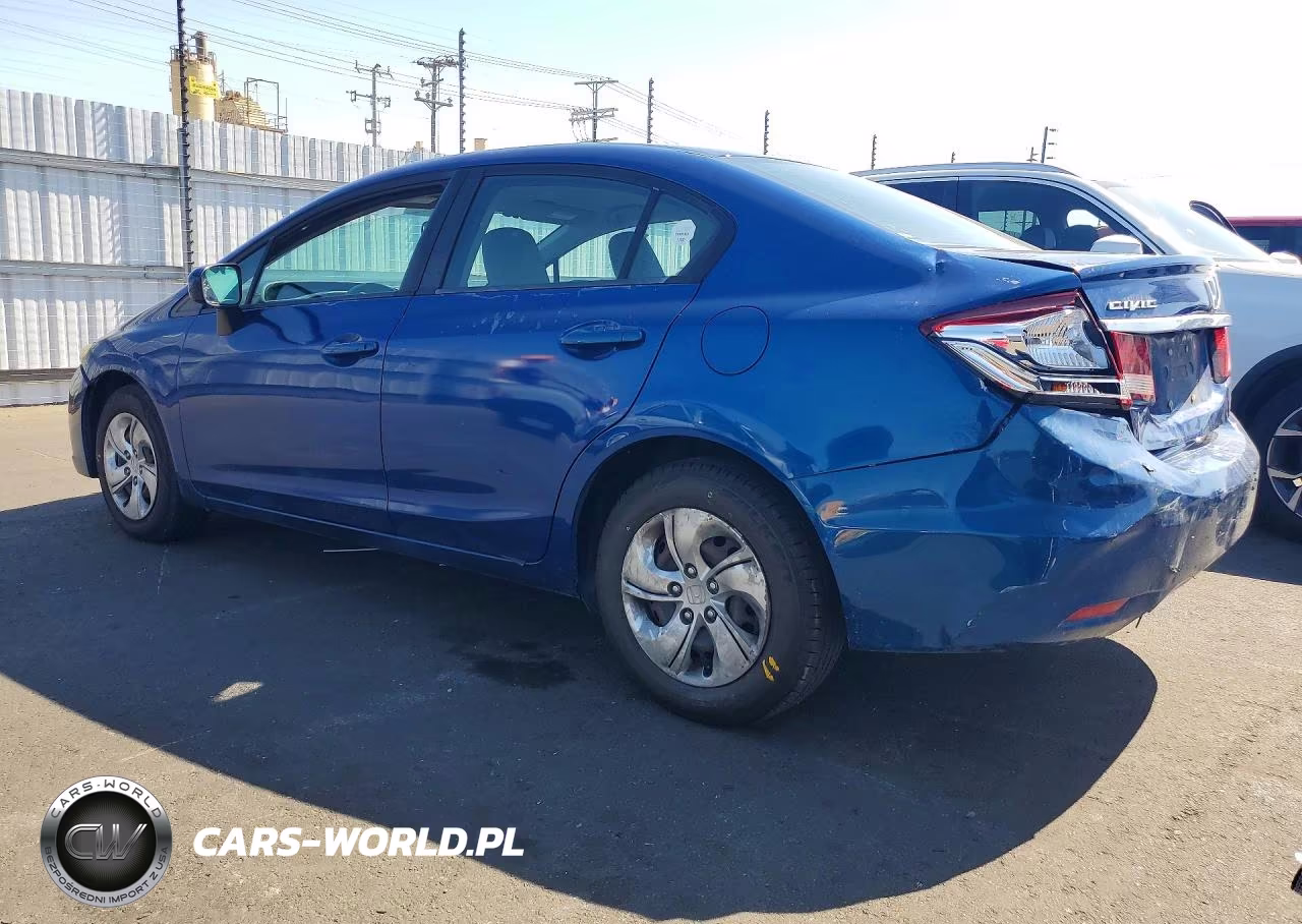 2015 Honda Civic Lx VIN:19XFB2E55FE041874 - 2