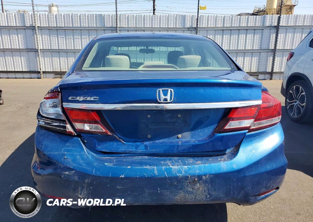 2015 Honda Civic Lx VIN:19XFB2E55FE041874 - 6