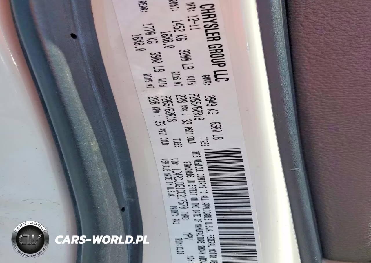 2012 Dodge Durango Crew VIN:1C4RDJDG1CC217570 - 13