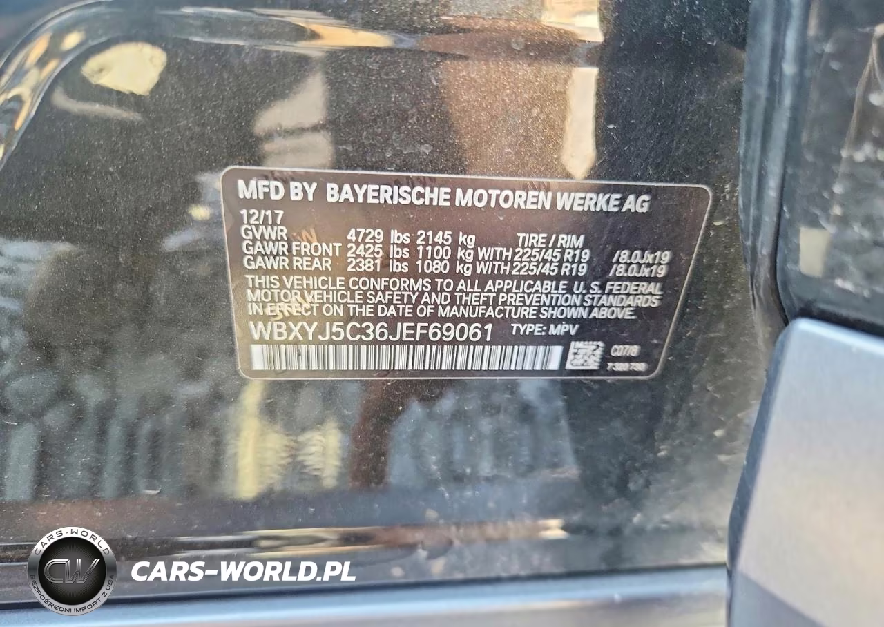 2018 BMW X2 xDrive28I VIN:WBXYJ5C36JEF69061 - 12
