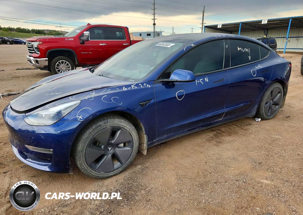 2021 Tesla Model 3 VIN:5YJ3E1EB1MF918037 - 1