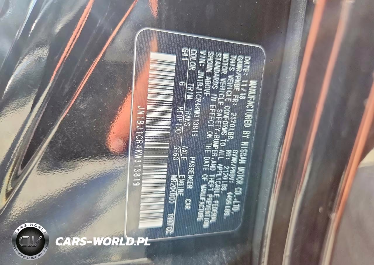 2019 Nissan Rogue Sport S VIN:JN1BJ1CR4KW313819 - 12