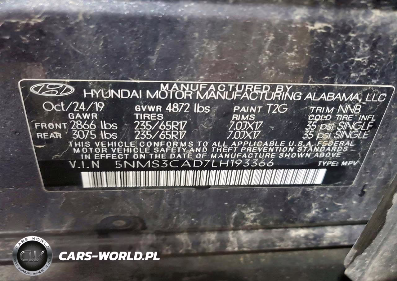 2020 Hyundai Santa Fe Sel VIN:5NMS3CAD7LH193366 - 14