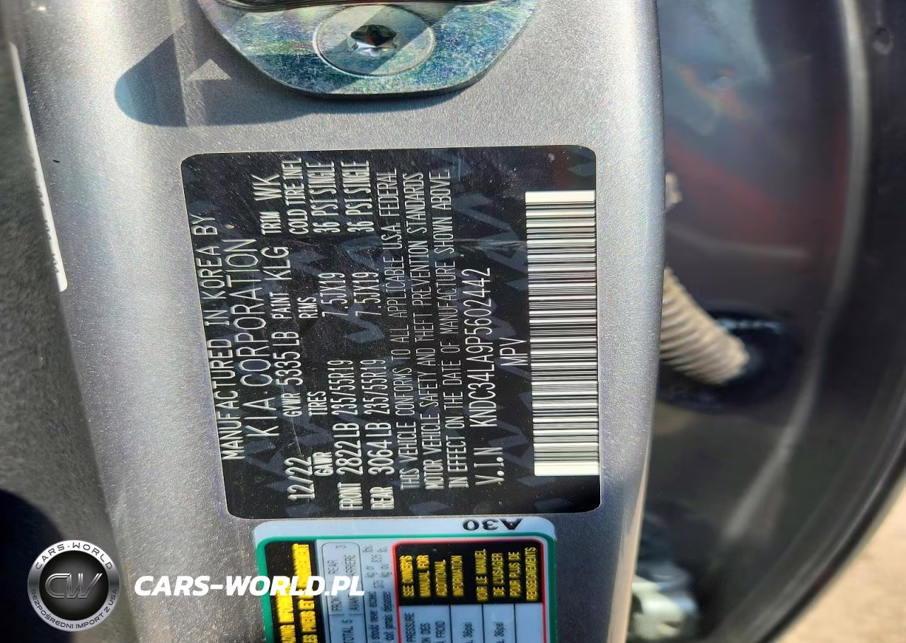 2023 Kia Ev6 Wind VIN:KNDC34LA9P5602442 - 12