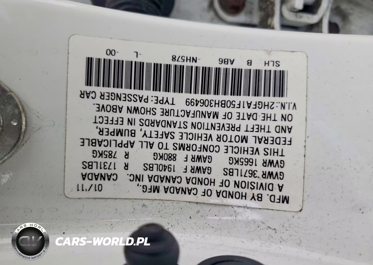 2011 Honda Civic Lx VIN:2HGFA1F50BH306499 - 12