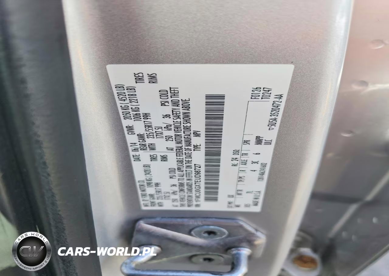 2014 Ford Escape Se VIN:1FMCU0GX7EUD98727 - 13
