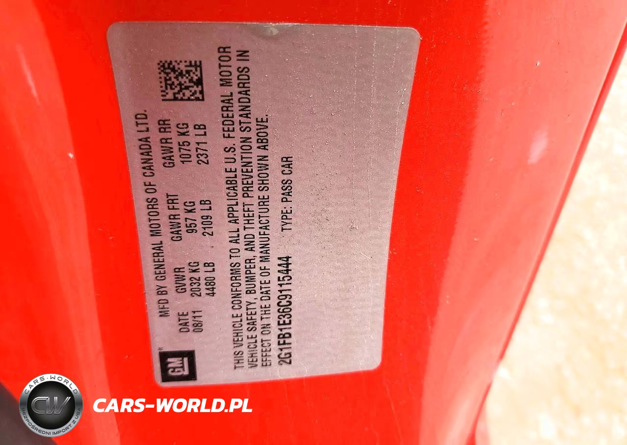 2012 Chevrolet Camaro Lt VIN:2G1FB1E36C9115444 - 13