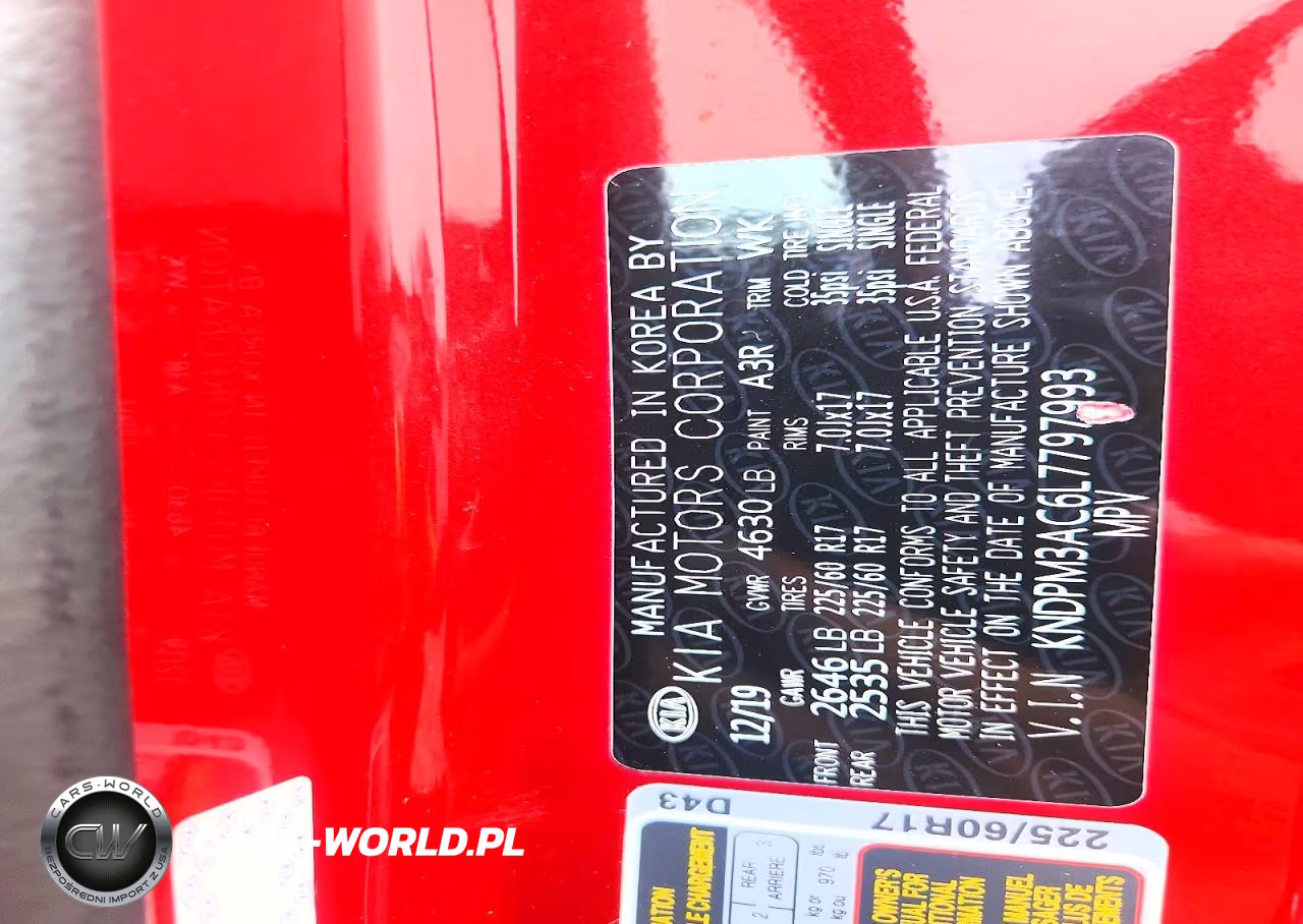 2020 Kia Sportage Lx VIN:KNDPM3AC6L7797993 - 12