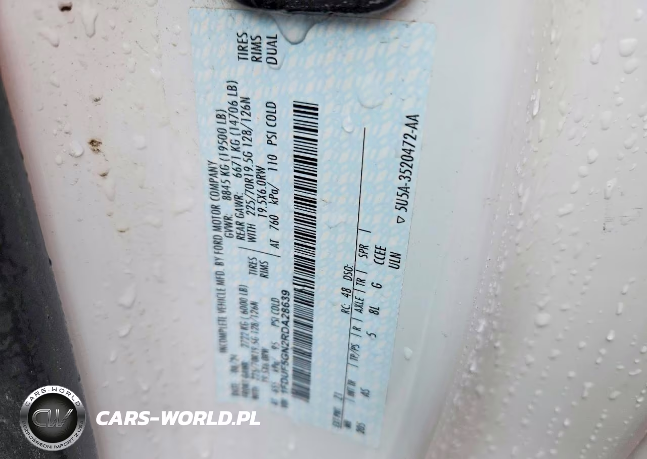 2024 Ford F550 Super Duty VIN:1FDUF5GN2RDA28639 - 13