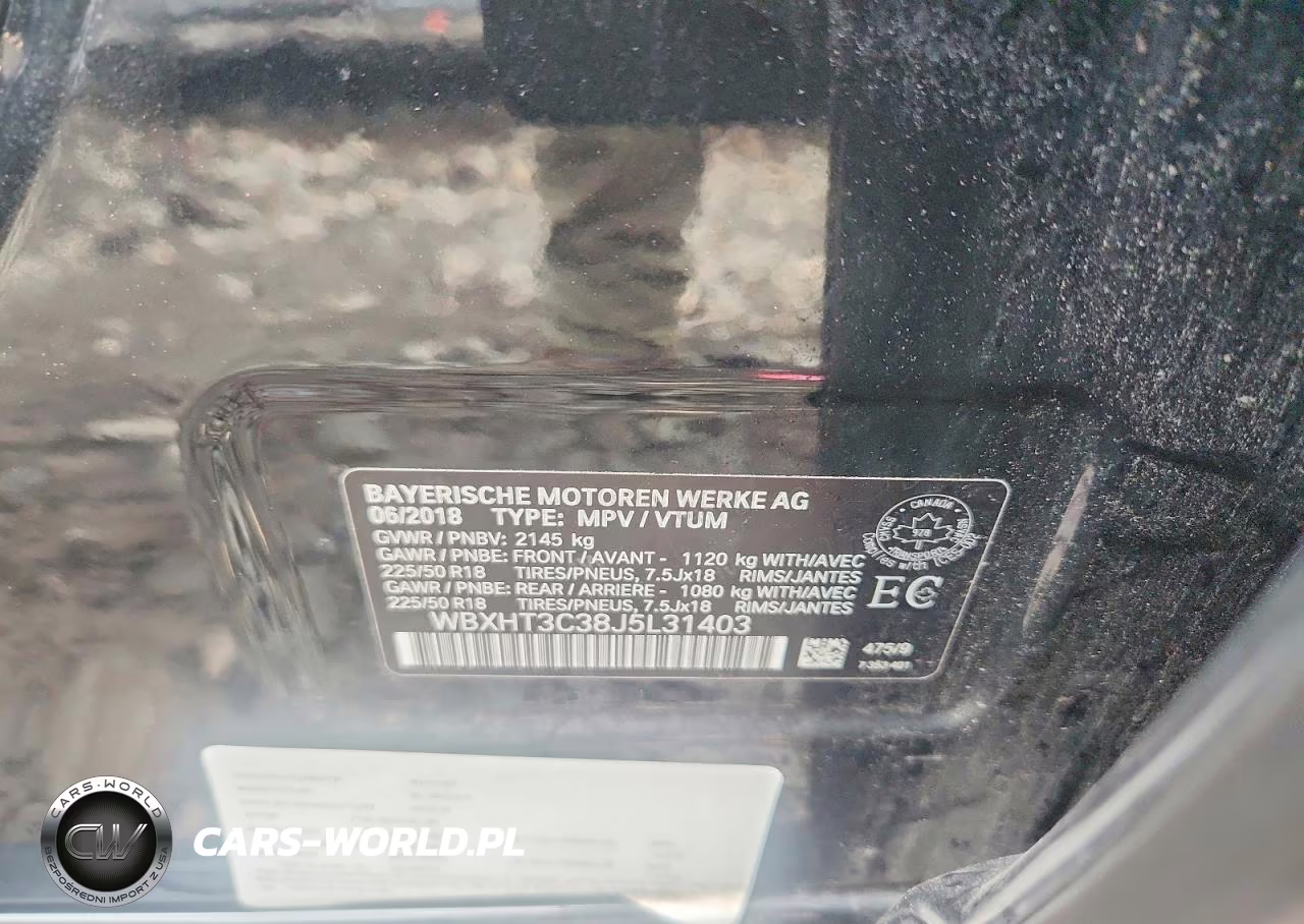 2018 BMW X1 xDrive28I VIN:WBXHT3C38J5L31403 - 13