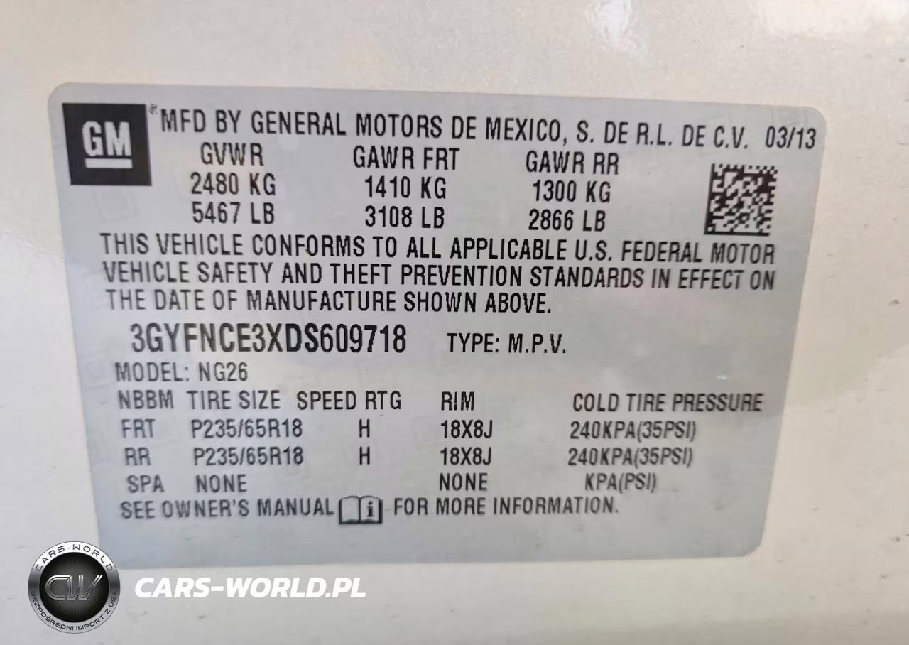 2013 Cadillac Srx Luxury Collection VIN:3GYFNCE3XDS609718 - 13