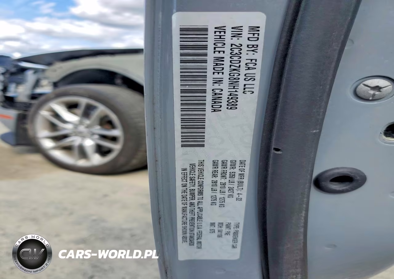 2022 Dodge Challenger Gt VIN:2C3CDZKG8NH149389 - 13