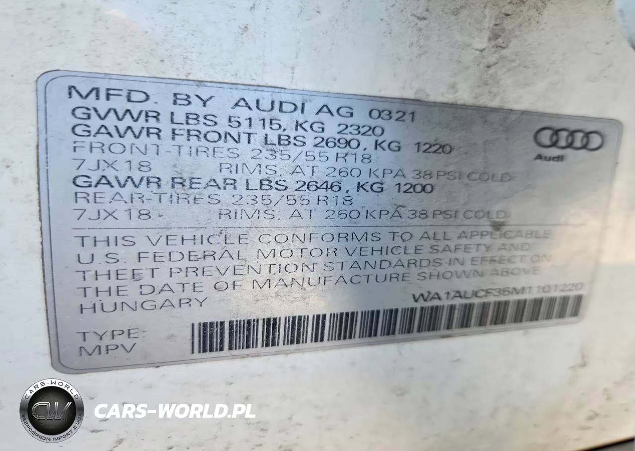 2021 Audi Q3 Premium 40 VIN:WA1AUCF35M1101220 - 13