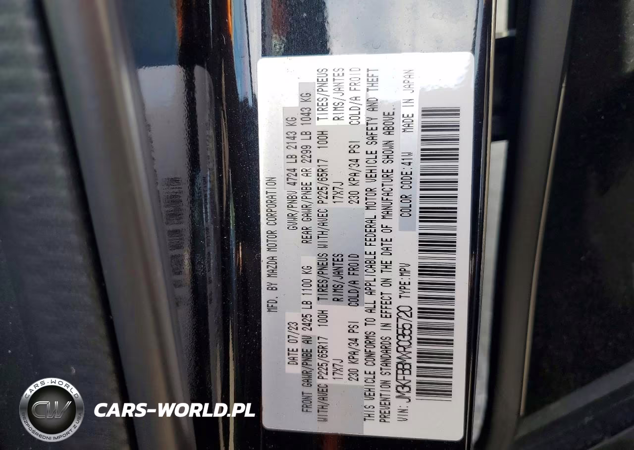 2024 Mazda Cx-5 Select VIN:JM3KFBBMXR0355720 - 13