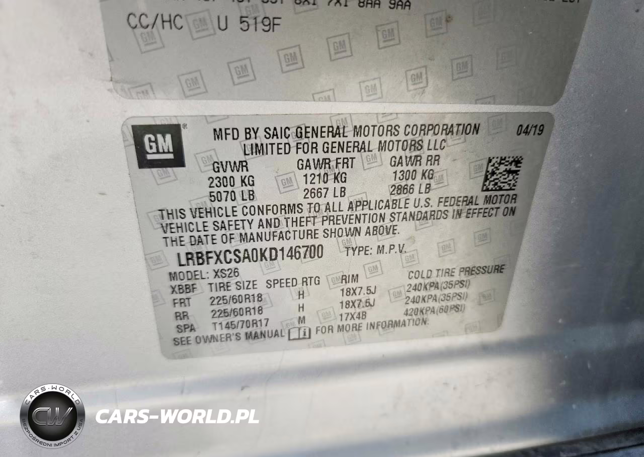 2019 Buick Envision Essence VIN:LRBFXCSA0KD146700 - 13