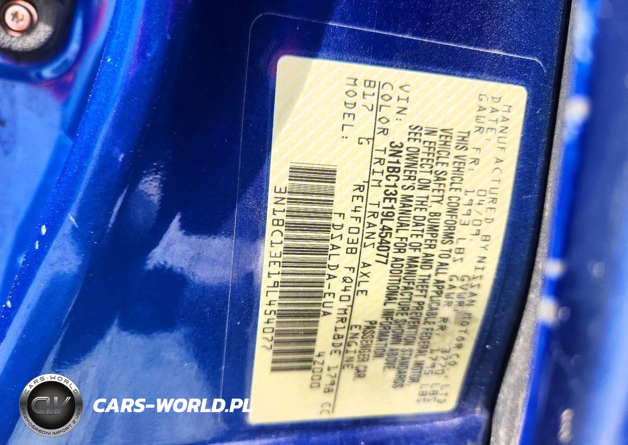 2009 Nissan Versa 1.8 S VIN:3N1BC13E19L454077 - 13