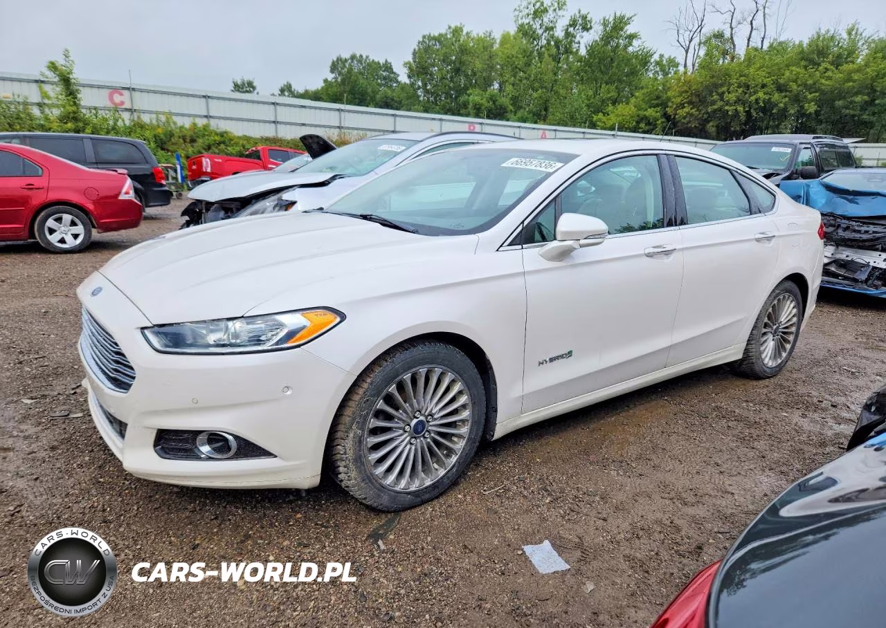 2014 Ford Fusion Titanium Hev VIN:3FA6P0RU9ER210458 - 1