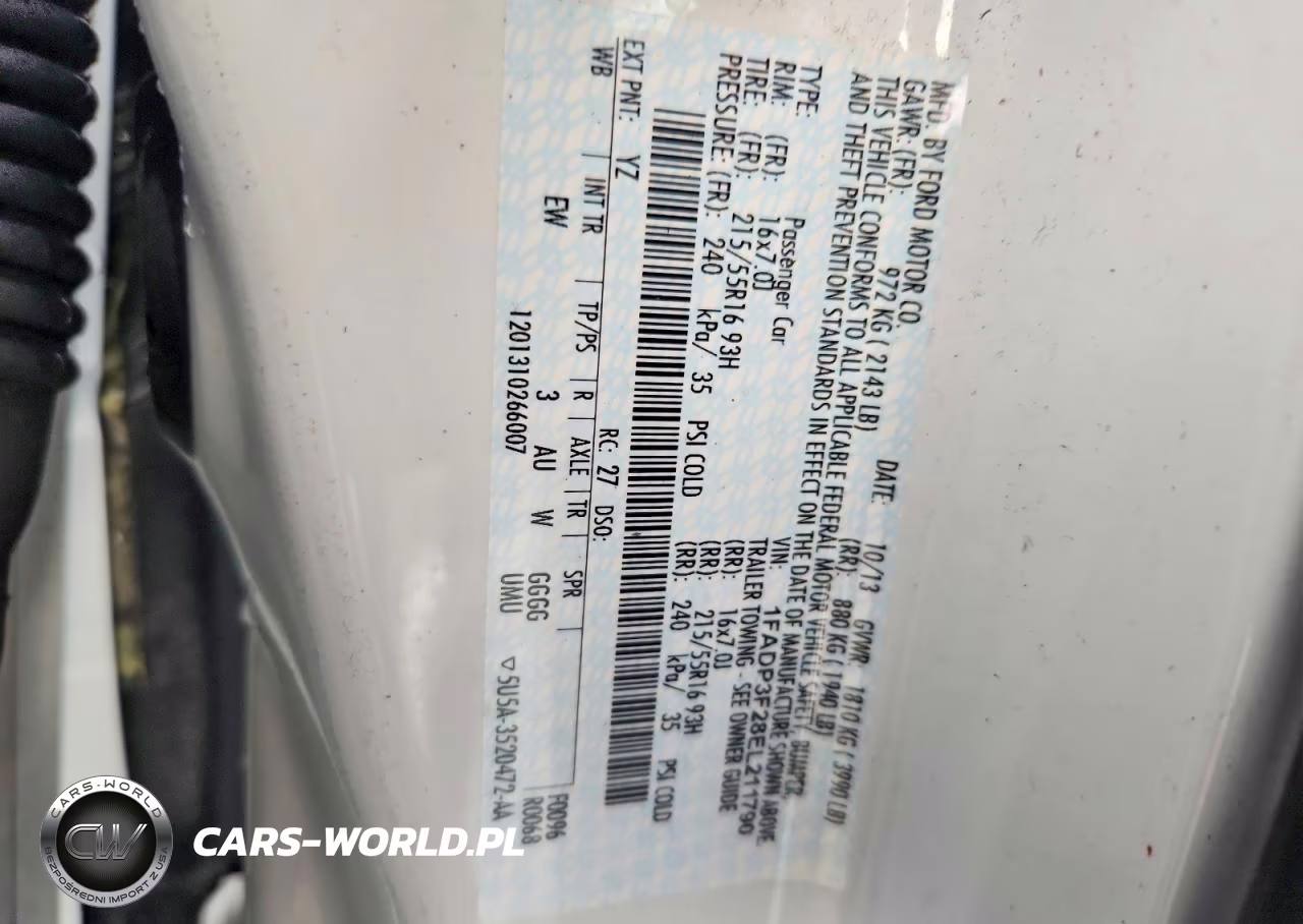 2014 Ford Focus Se VIN:1FADP3F28EL211790 - 12