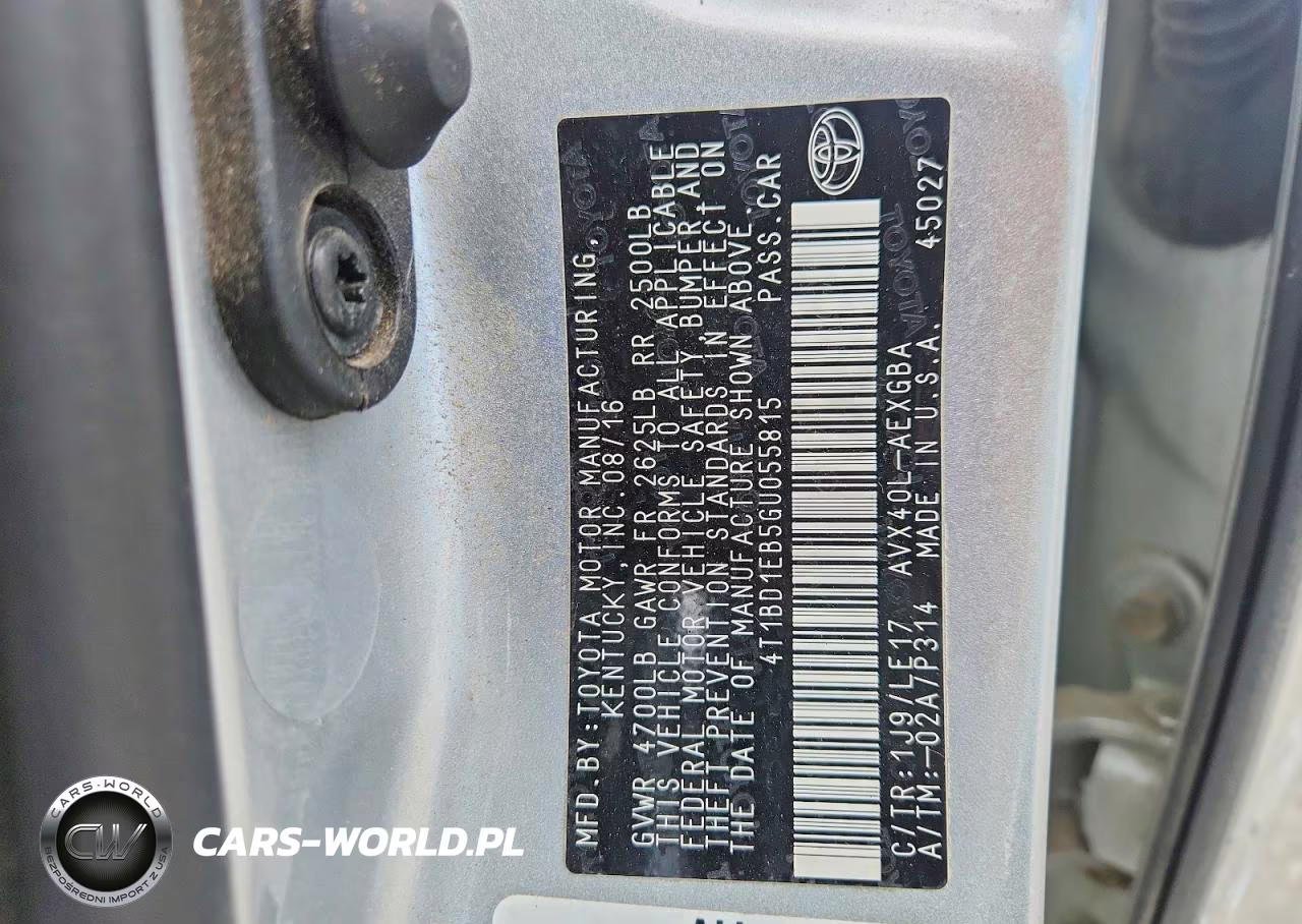 2016 Toyota Avalon Hybrid Xle Premium VIN:4T1BD1EB5GU055815 - 12