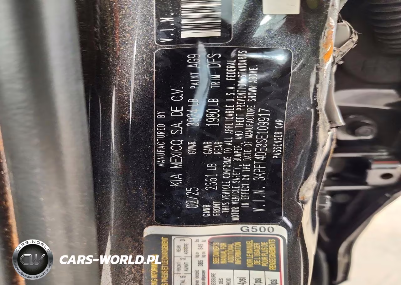 2025 Kia K4 Lxs VIN:3KPFT4DE3SE109917 - 12