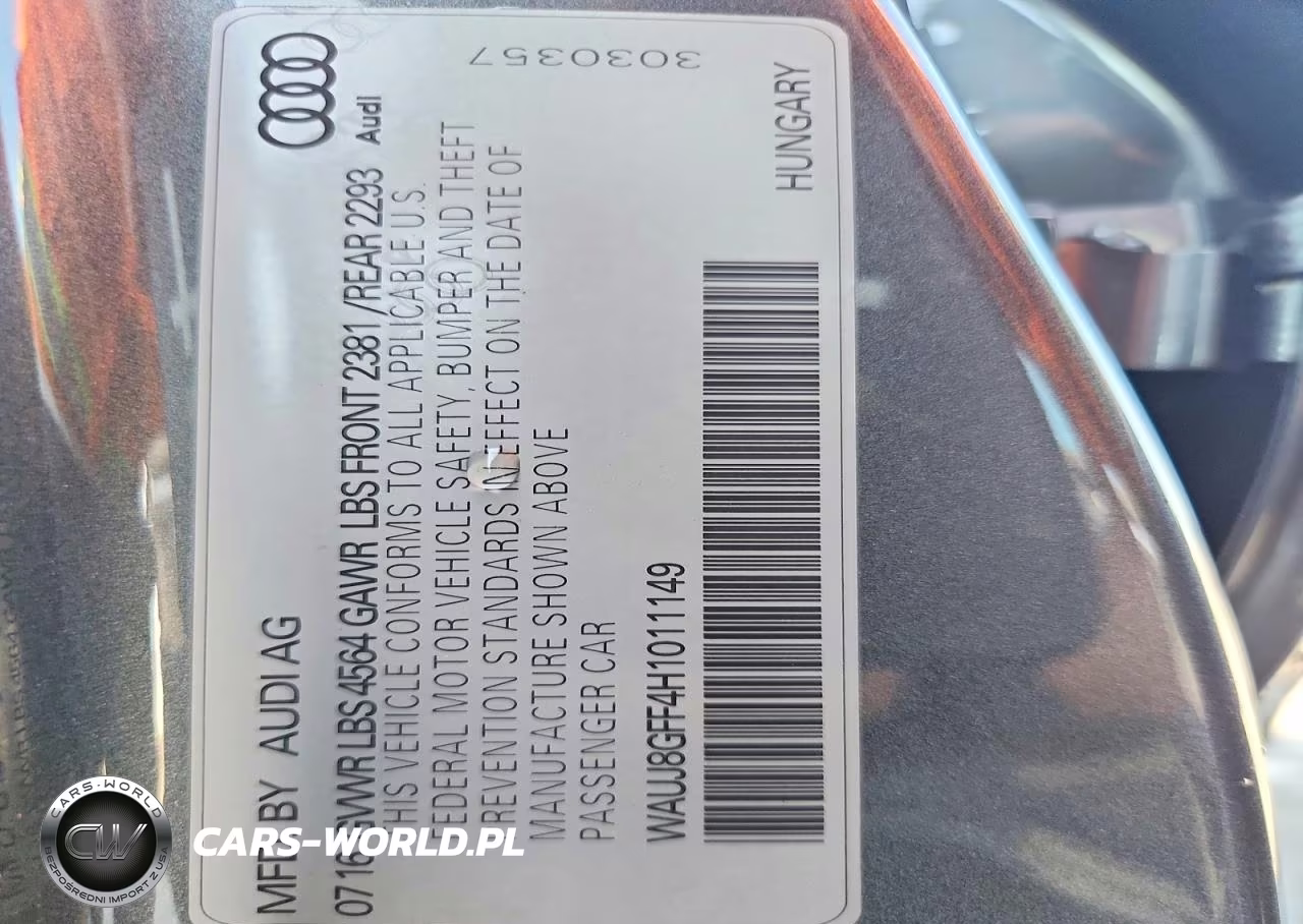 2017 Audi A3 Premium Plus VIN:WAUJ8GFF4H1011149 - 12