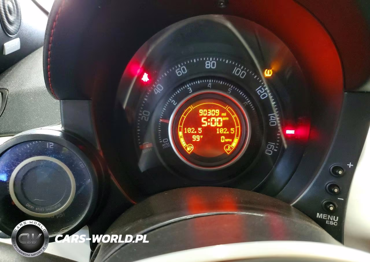 2012 Fiat 500 Abarth VIN:3C3CFFFH9CT185950 - 9