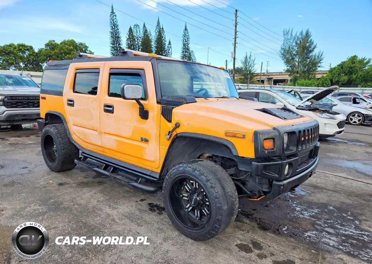 2003 Hummer H2 VIN:5GRGN23U03H136966 - 4